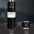Insulated Stainless Steel Vacuum Flask Set
