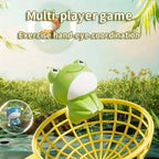 Interactive Electric Bouncing Frog Turntable Toy - Educational Desktop Game for Boys & Girls