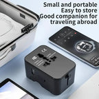 International Portable Worldwide All-in-One Plug Travel Adapter Converter for USA EU UK AUS
