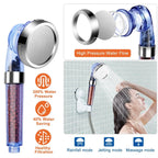 Ionic High Pressure Filter Shower Head
