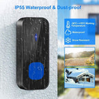 IP55 Waterproof Multi-Melody Wireless Doorbell Rings