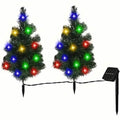 IP65 Waterproof Solar Powered Prelit Small Christmas Tree