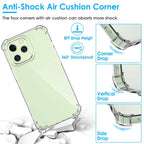 iPhone Shockproof Clear Phone Case Soft TPU
