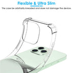iPhone Shockproof Clear Phone Case Soft TPU