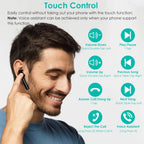 IPX5 Waterproof Wireless 5.0 TWS Earbuds Wireless Headset with Mic