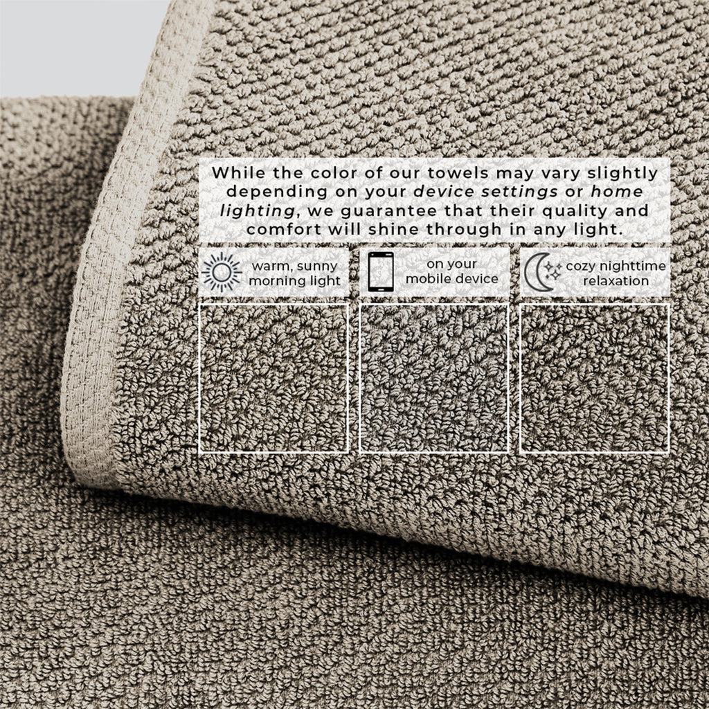 Cotton Textured Bath Towel Set - Acacia Collection