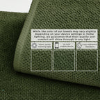 Cotton Textured Bath Towel Set - Acacia Collection