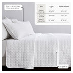 Box-Stitched Seersucker Quilt Set - Seersucker Collection