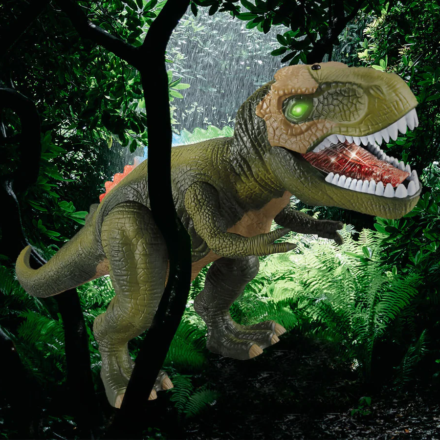 Jurassic Rover Remote Dino Toy with Walking and Roaring