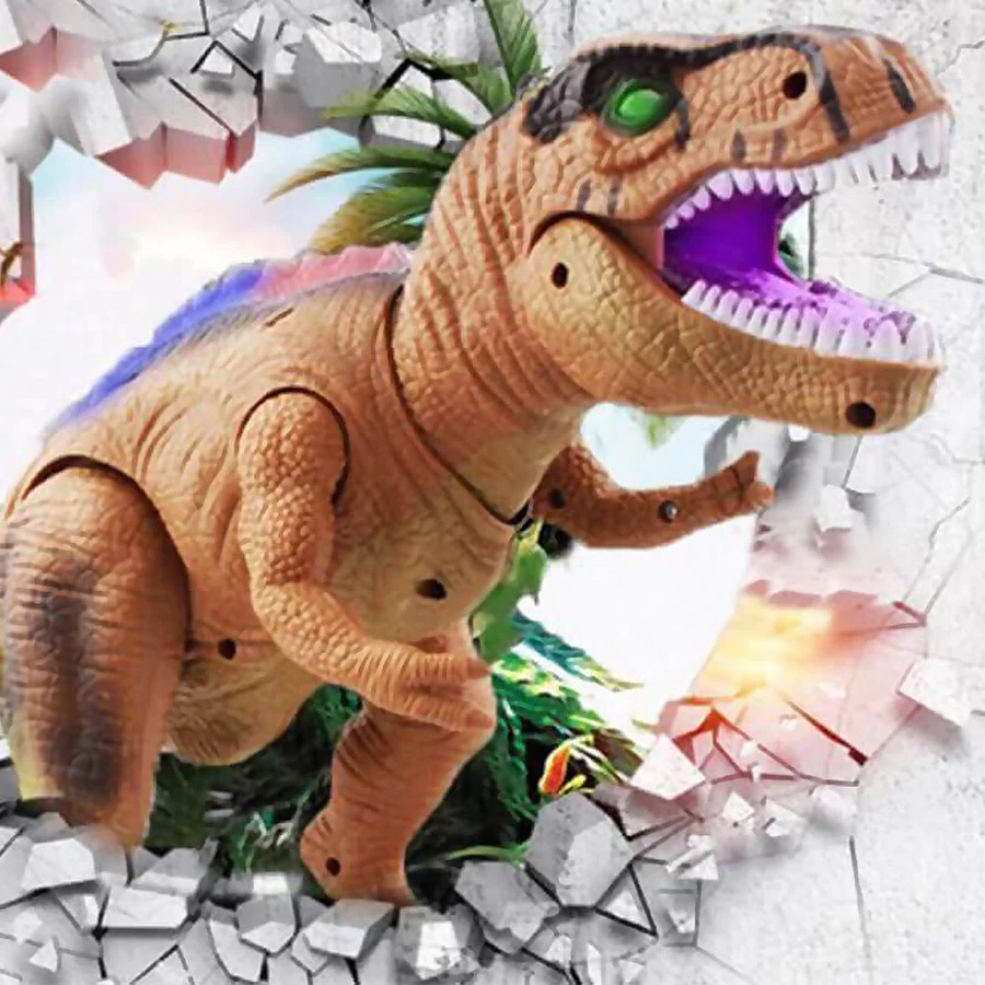 Jurassic Rover Remote Dino Toy with Walking and Roaring