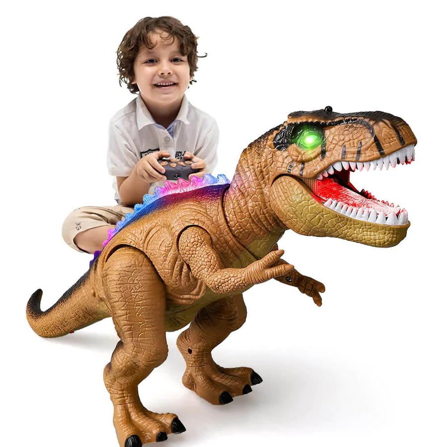 Jurassic Rover Remote Dino Toy with Walking and Roaring