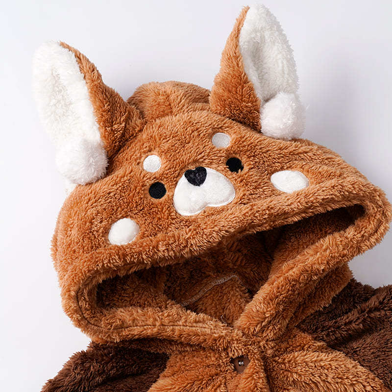 Cute Red Panda Hooded Pajama Set