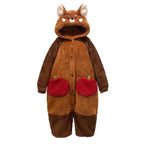 Cute Red Panda Hooded Pajama Set