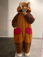 Cute Red Panda Hooded Pajama Set