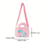Kawaii Unicorn Pattern Plush Bag