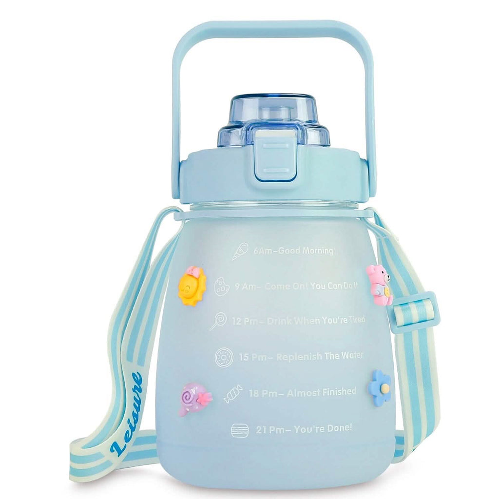 Kawaii Water Bottle with Straw