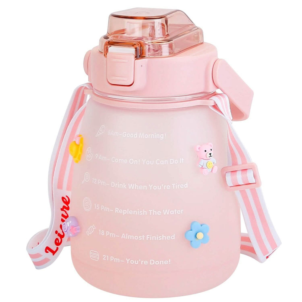 Kawaii Water Bottle with Straw