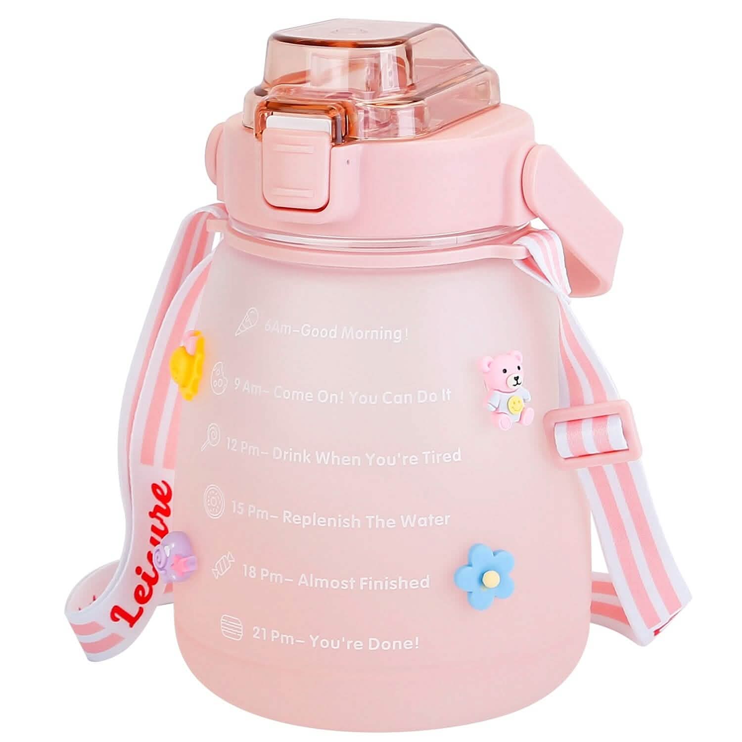 Kawaii Water Bottle with Straw