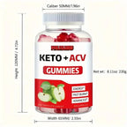 KETO +ACV Gummies Apple Cider Vinegar & B12