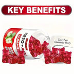 KETO +ACV Gummies Apple Cider Vinegar & B12