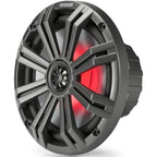 KICKER Pair 45KM84L 8" 600 Watt Marine Boat Waterproof Speakers w/LED's KM8  (Refurbished)