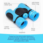 Kids Binoculars Field Glasses Compact Easy Grip Rubberized