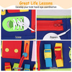 Kids Busy Board Sensory Activity Board Preschool Learning Toys