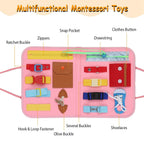 Kids Busy Board Sensory Activity Board Preschool Learning Toys