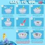 Kids Crafts Water Gel Animal Molds Creative Activity Kit