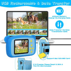 Kids Digital Camera with 2" Screen 4x Digital Zoom