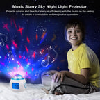 Kids Music Star Sky LED Projection Lamp Digital Alarm Clock