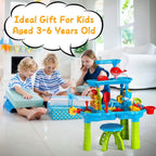 Kids Sand Water Table for 3-6 Years Old Sensory Exercise Friendship Building