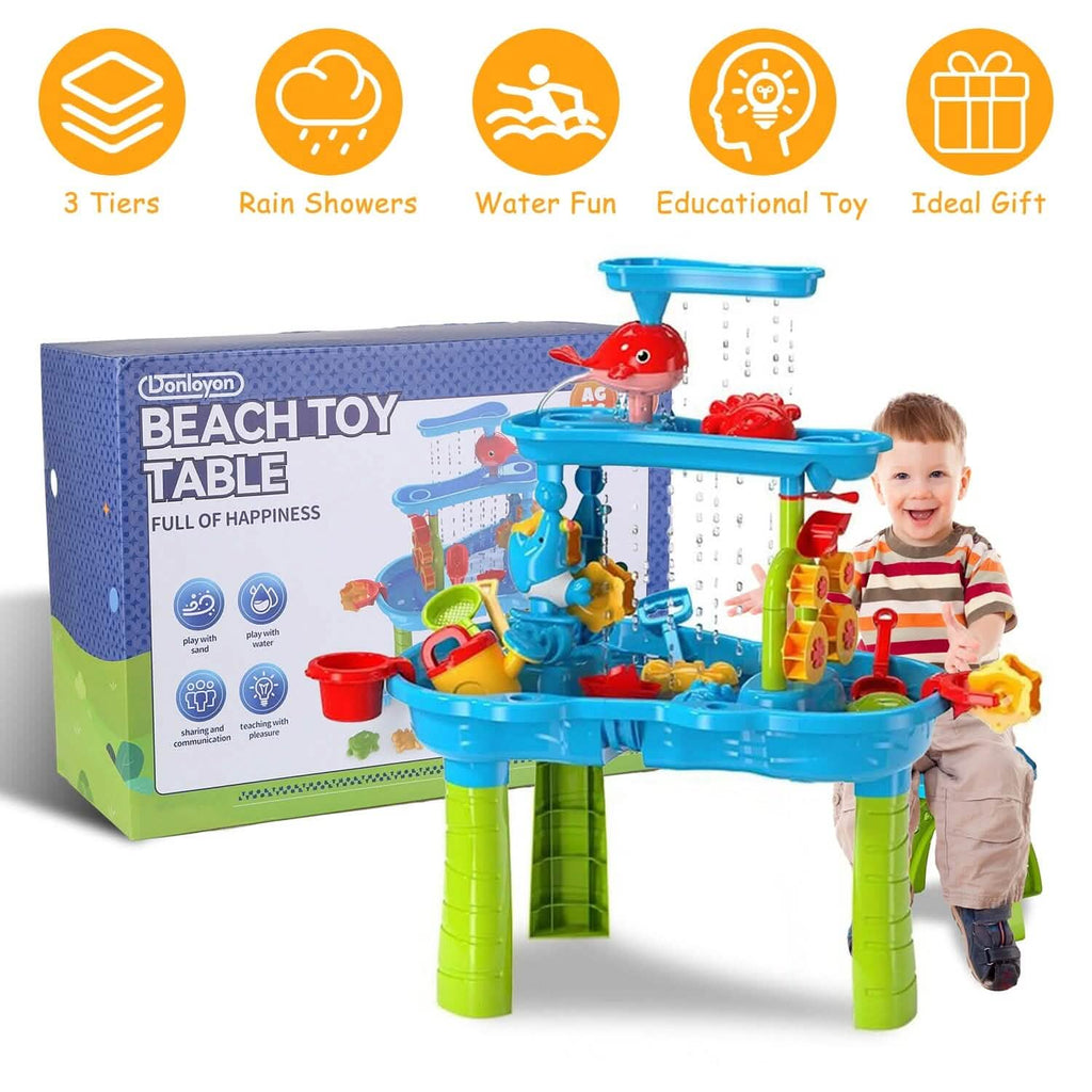 Kids Sand Water Table for 3-6 Years Old Sensory Exercise Friendship Building