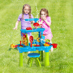Kids Sand Water Table for 3-6 Years Old Sensory Exercise Friendship Building