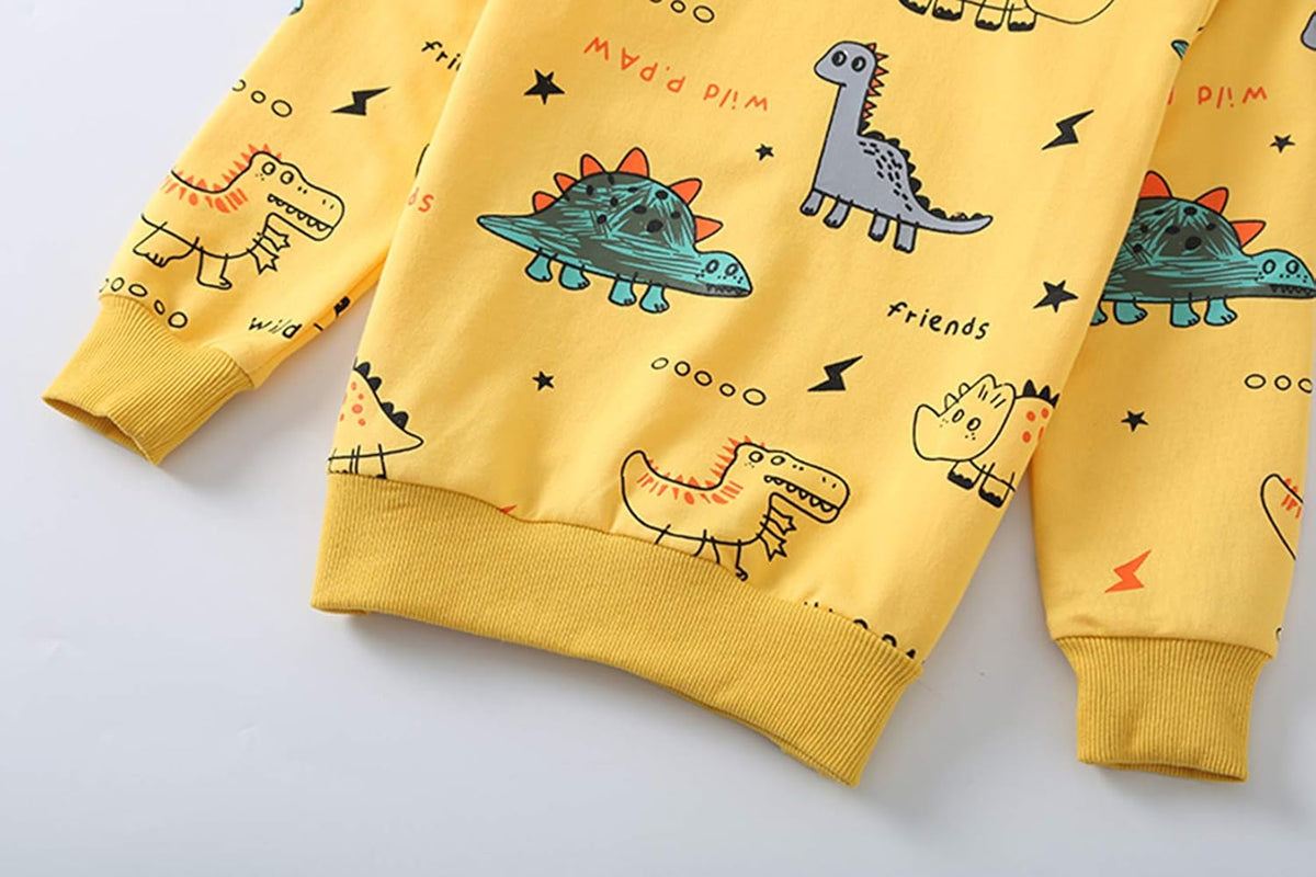 Kids Set: Dinosaur Print Boys Clothing Set