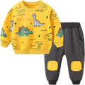 Kids Set: Dinosaur Print Boys Clothing Set