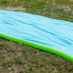 Kids Single Water Slide Lawn Surfing Racing Lane Slip Splash Spray Sprinkler
