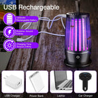 Killer Lamp Bug Zapper with Night Light Strap Mosquito Catcher