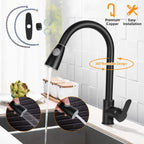 Kitchen Faucet Single Handle with Hot and Cold Control