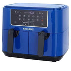 Kitchen HQ 10-in-1 9-Quart Dual Air Fryer with Kebabs (Refurbished)
