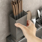 Wall-Mounted Kitchen Knife & Utensil Holder