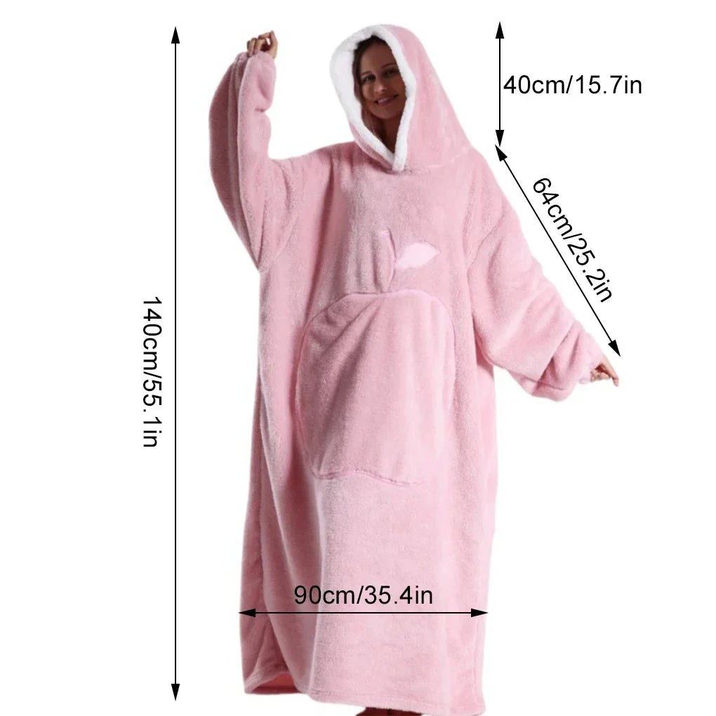 KUSCHELHOOD – Oversized Fleece Hoodie for Ultimate Comfort