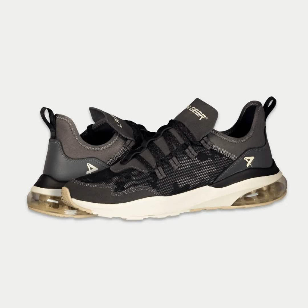 LA Gear Men’s Runyon Lowtop | Black x Gray