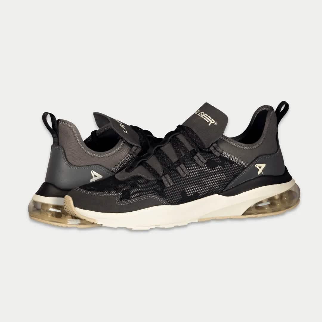 LA Gear Men’s Runyon Lowtop | Black x Gray