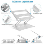 Laptop Stand Aluminum Angle Adjustable Computer Holder Riser Heat Vent