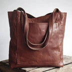 Large Capacity Soft Leather Handbags for Women