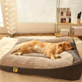 Large Dog Bed – Thick, Scratch-Resistant Cushion with Spine Support