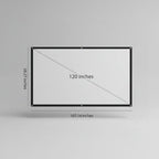 Large Projector Screen Portable Foldable 100 Inch