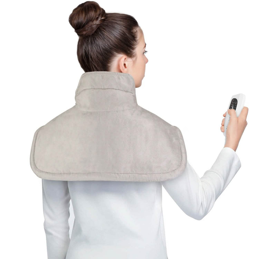 Large Weighted Heating Pad for Neck and Shoulders
