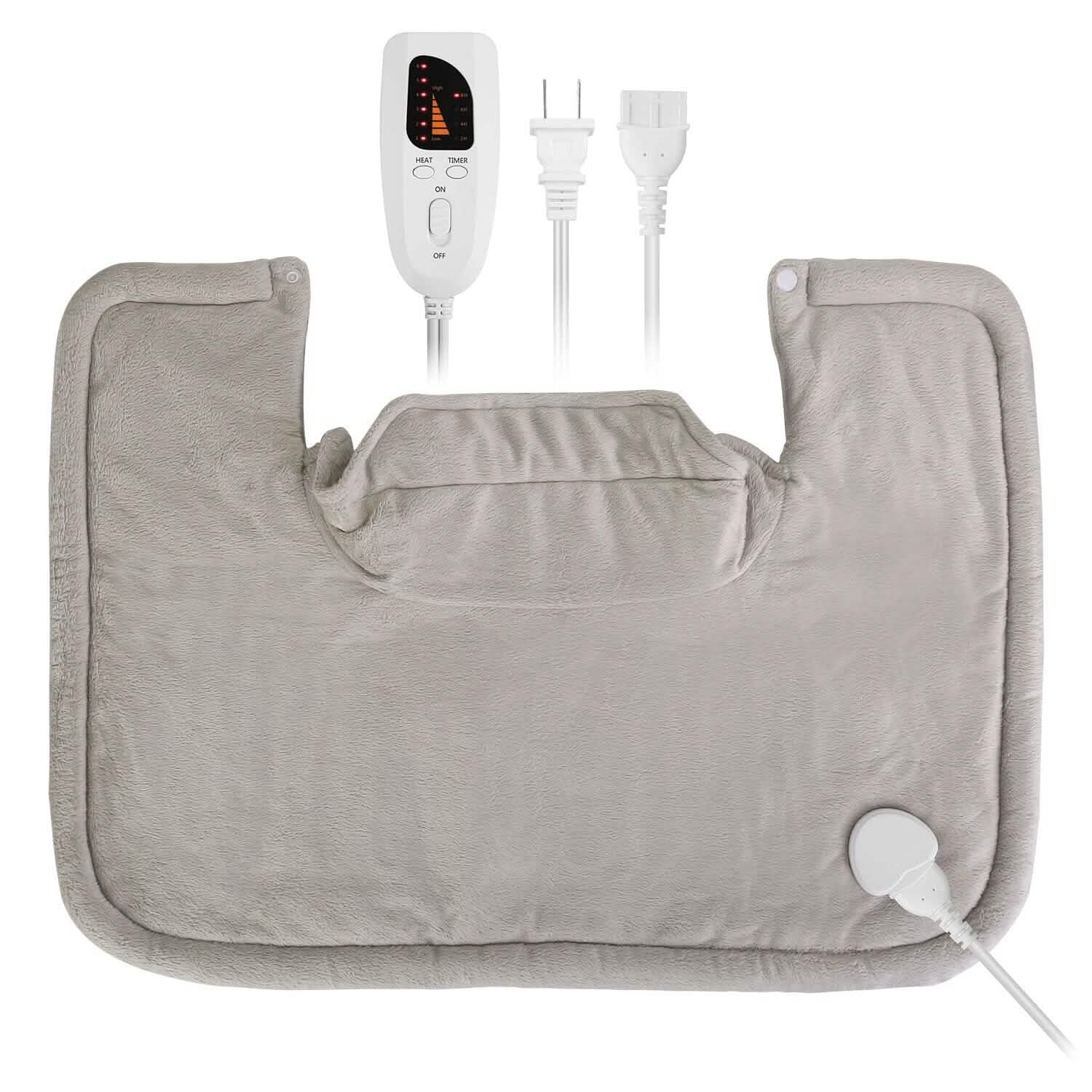 Large Weighted Heating Pad for Neck and Shoulders